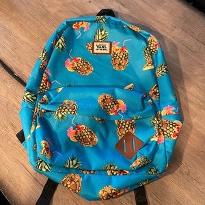 Vans pineapple skull backpack